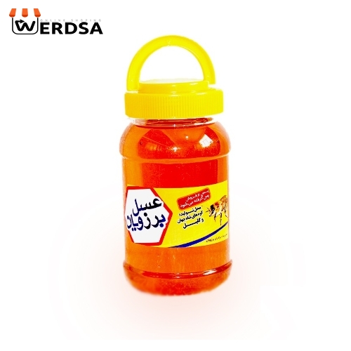 عسل چند گیاه 1 کیلویی موم دار